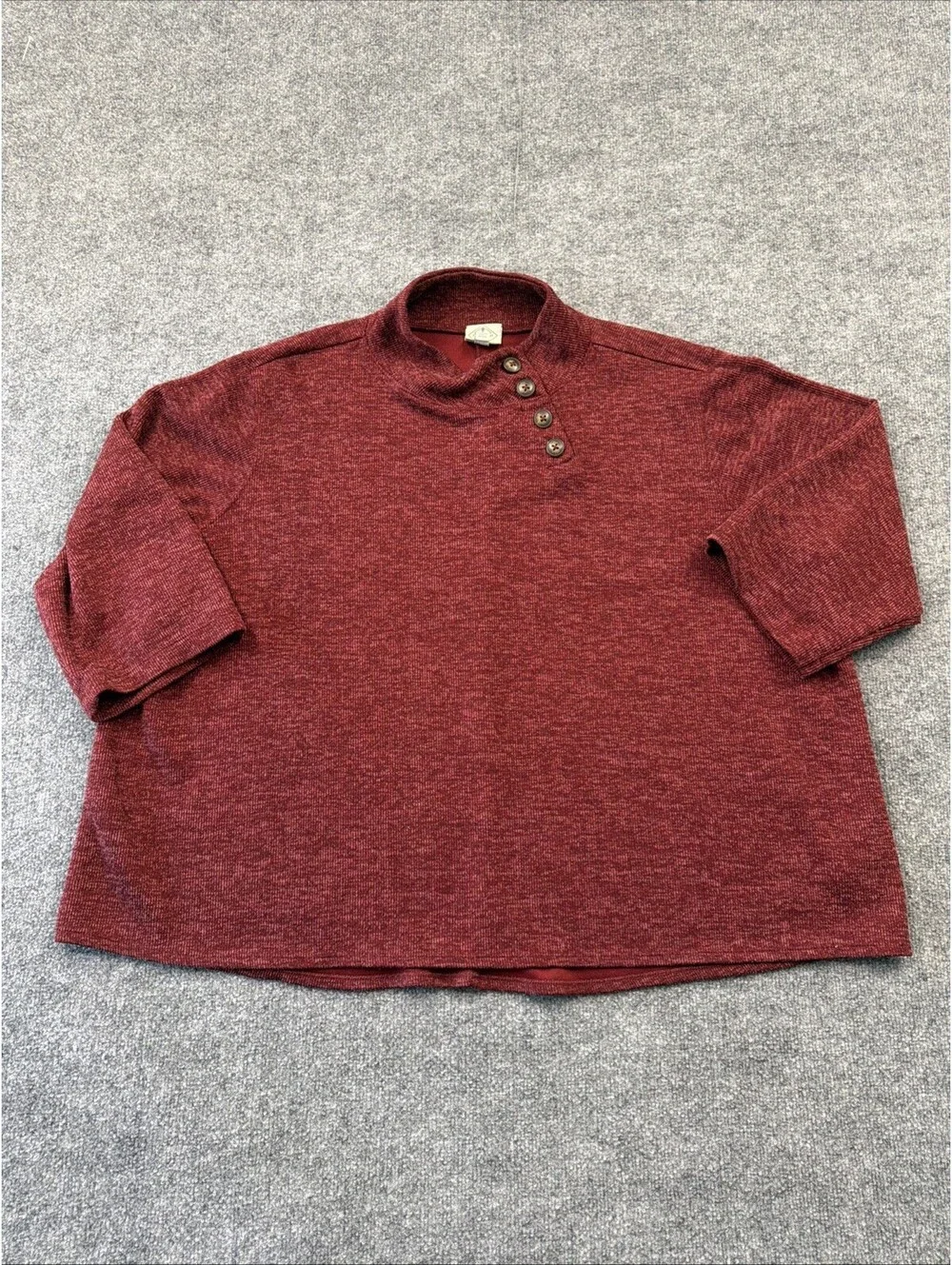 St John’s Bay Burgandy Sweater 3xL